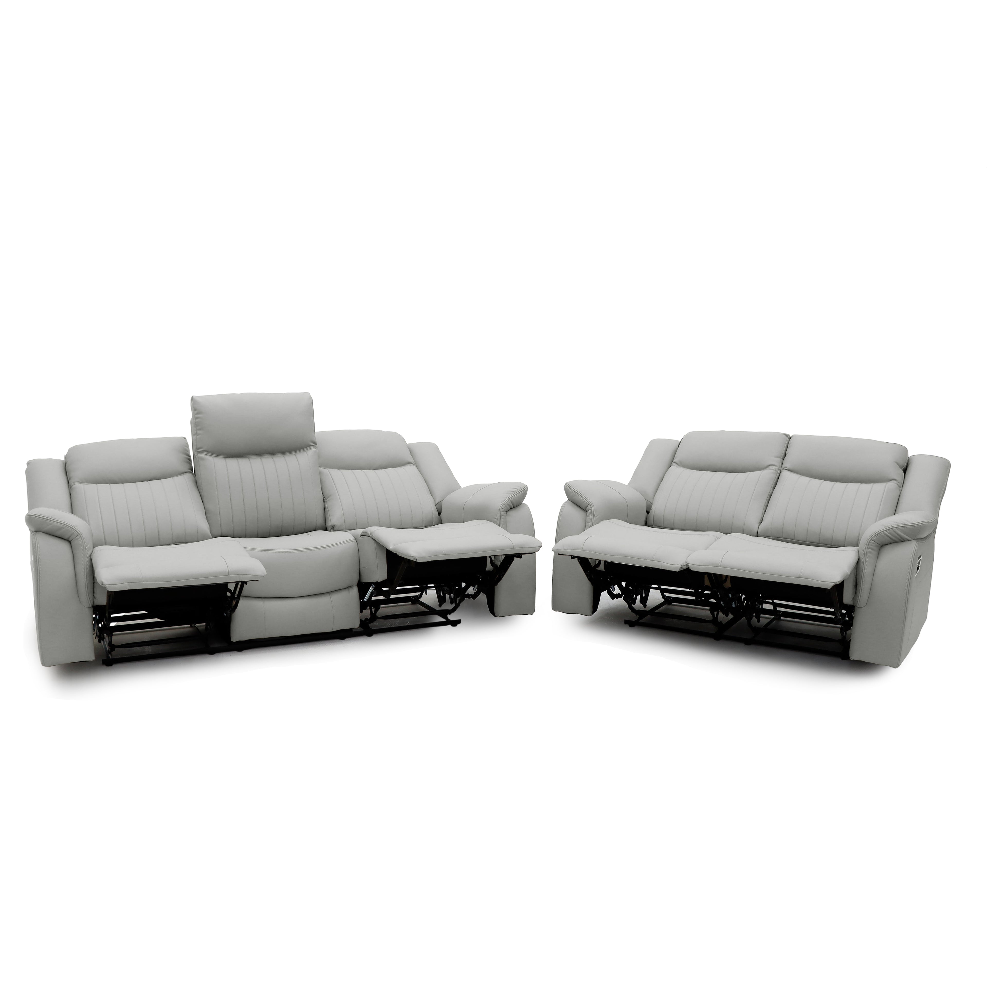 The Bennington Warm Grey 3+2 Manual Reclining