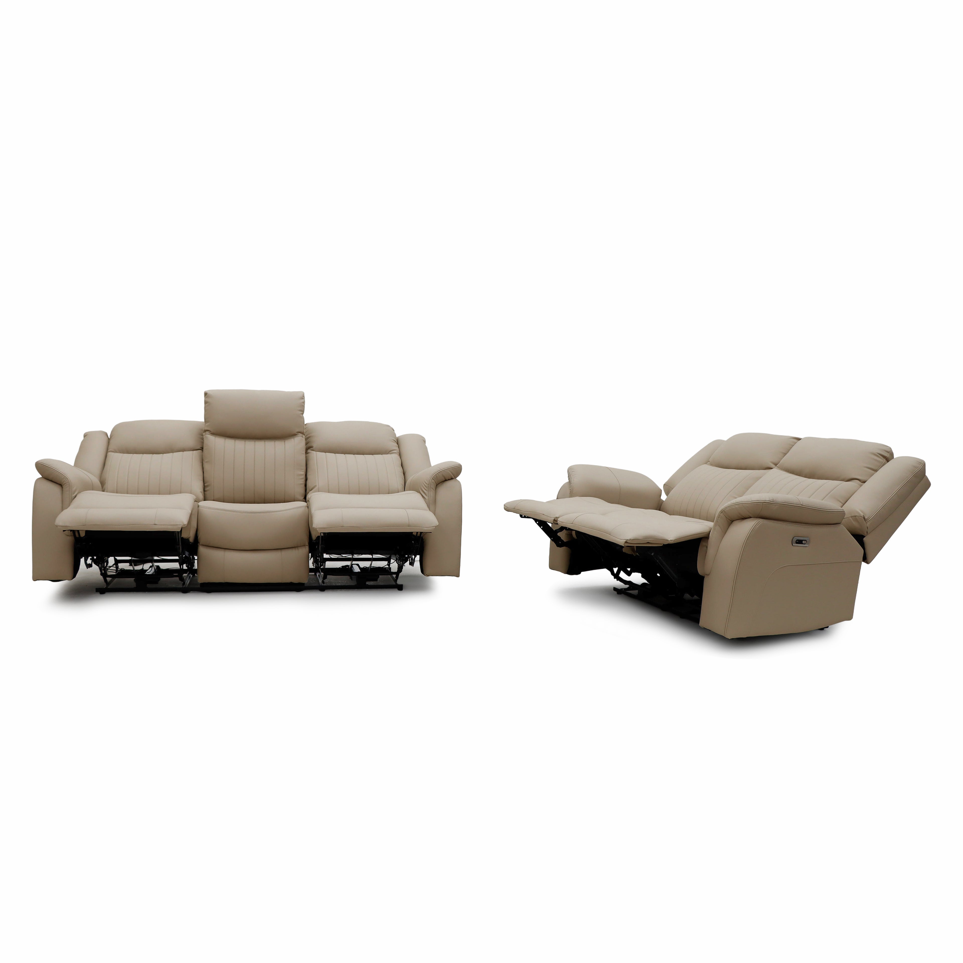 The Bennington Mushroom-Mocha 3+2 Power Reclining