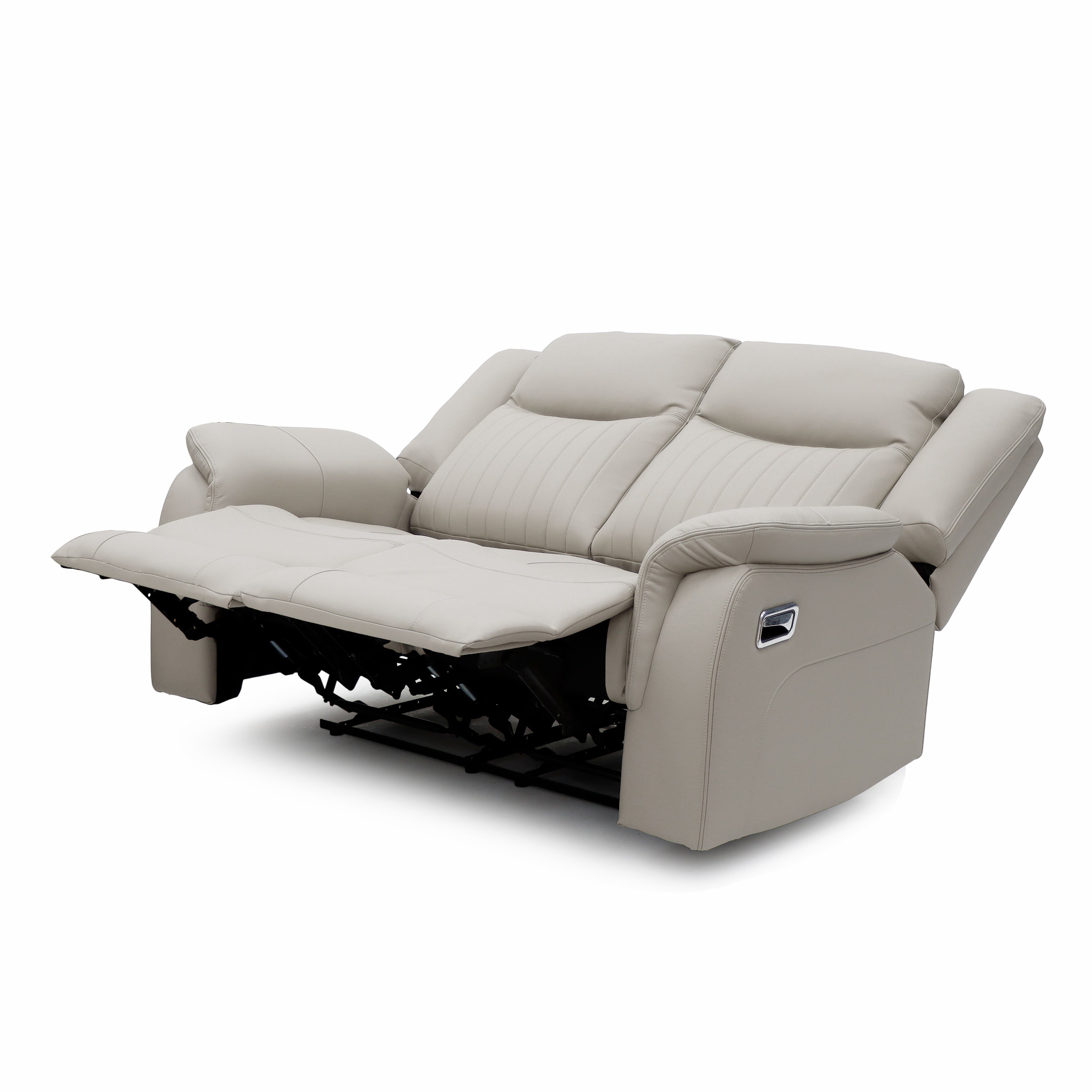 The Bennington Pebble Grey 3+2 Manual Reclining