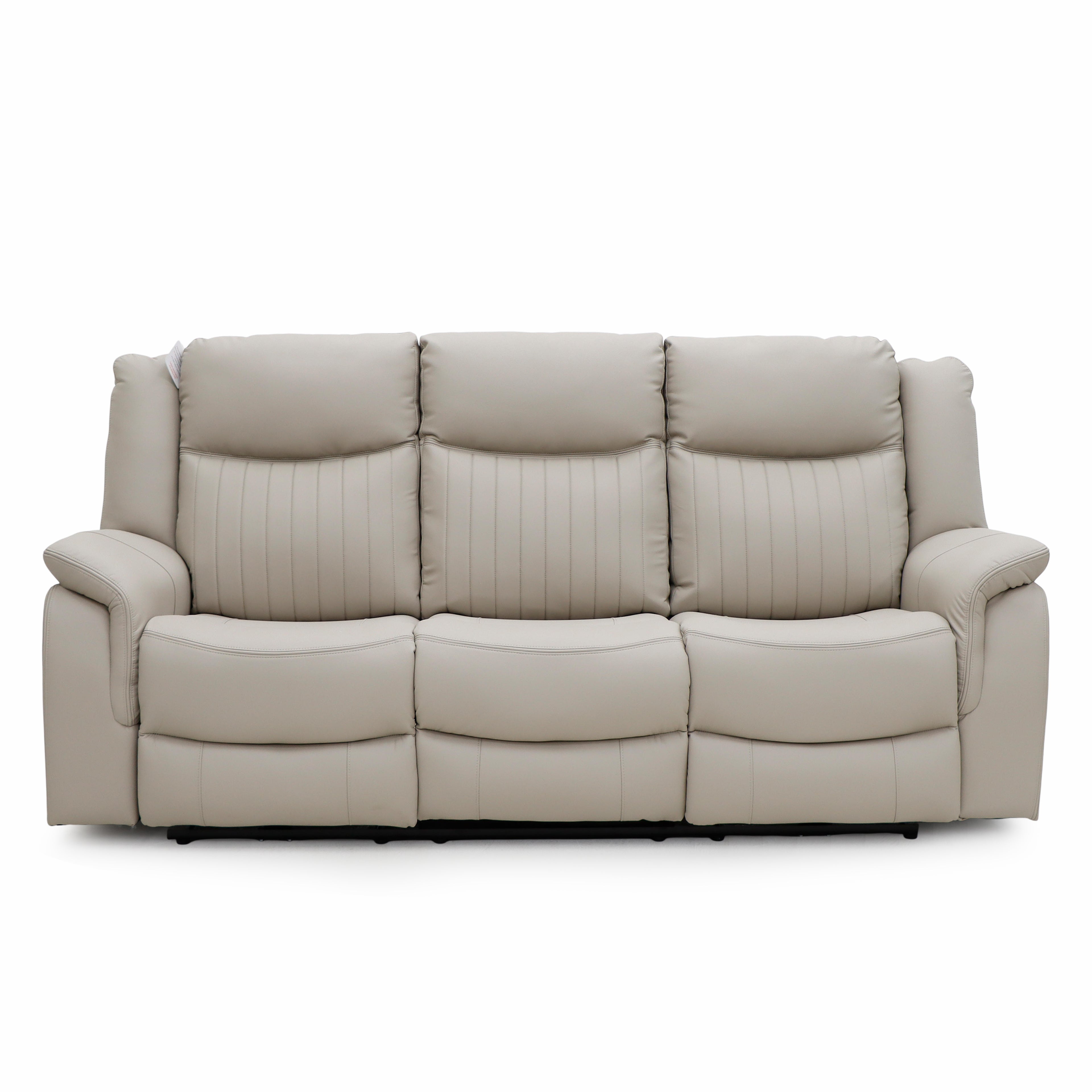 The Bennington Pebble Grey 3+2 Power Reclining