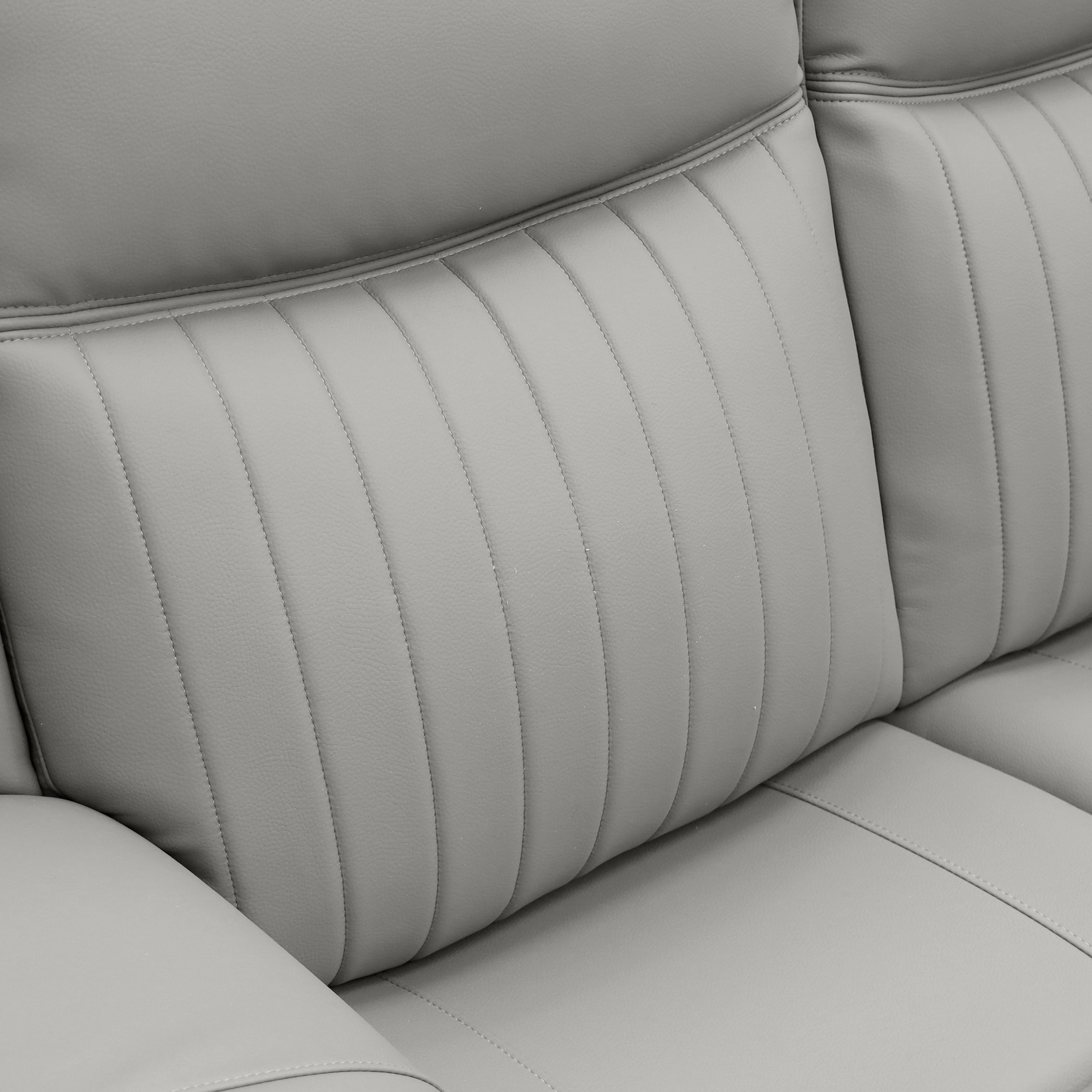 The Bennington Warm Grey 3 Seater Manual Reclining