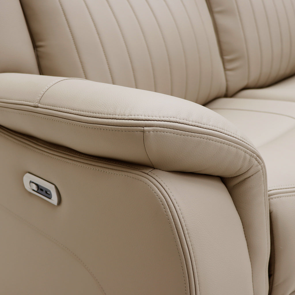 The Bennington Mushroom-Mocha 3+2 Power Reclining