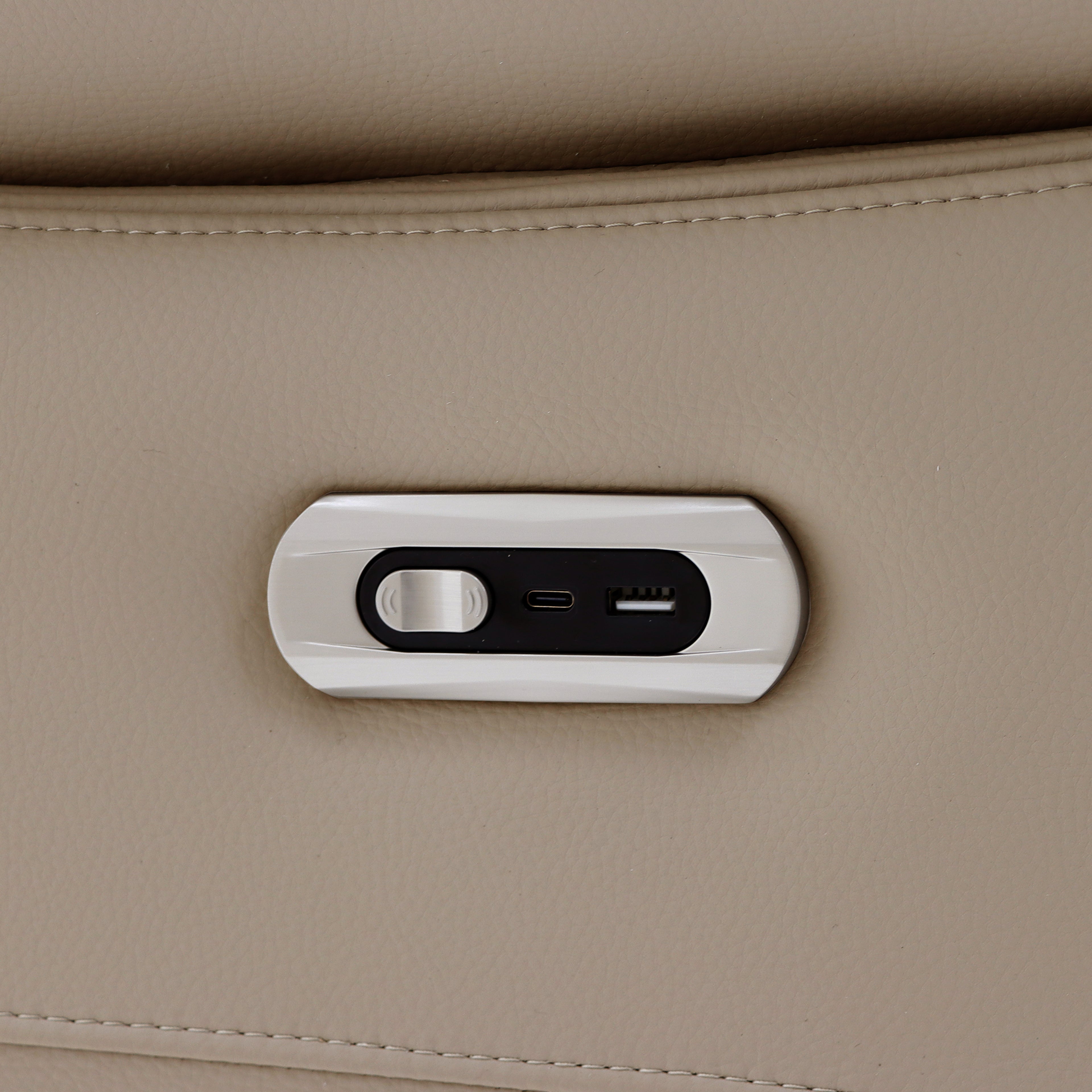 The Bennington Mushroom-Mocha 3+2 Power Reclining