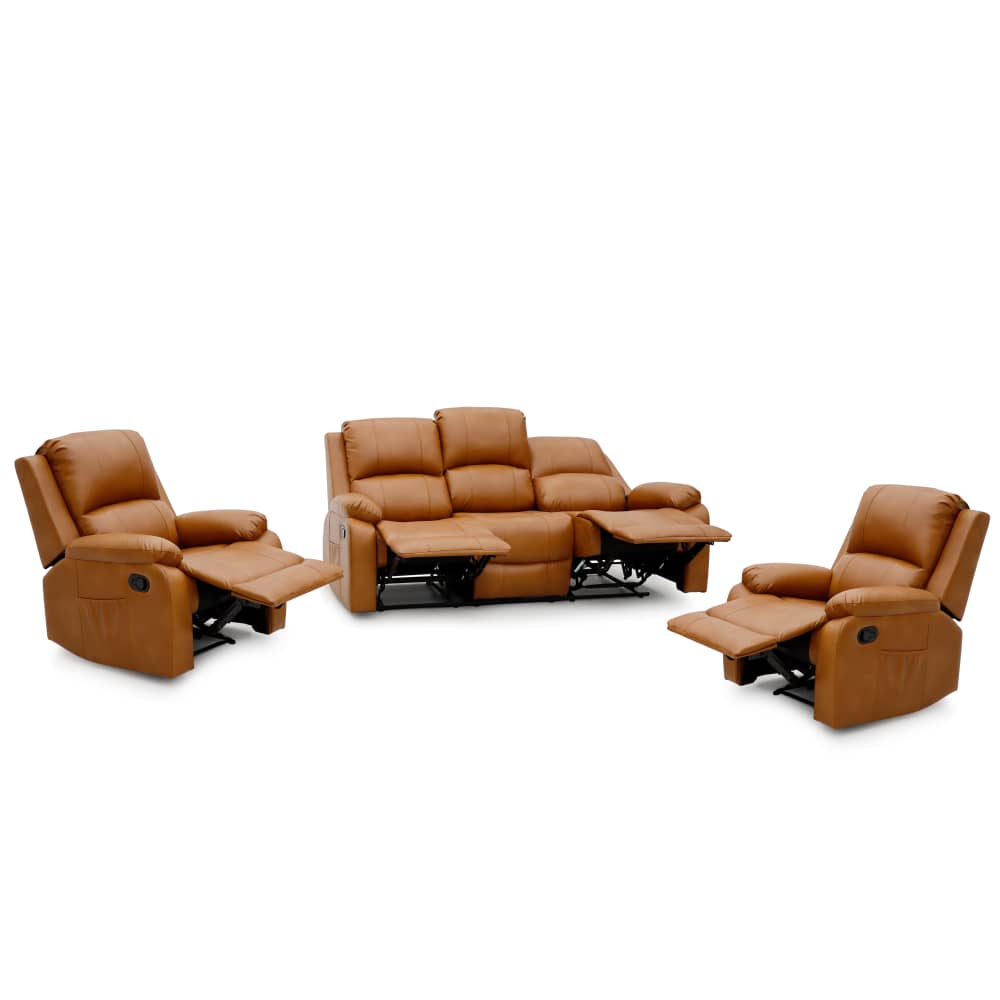 The Hawton Tan  Reclining Arm Chair